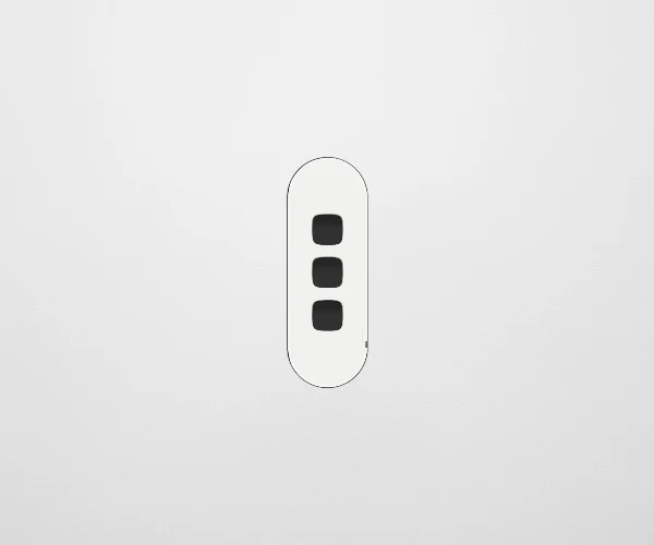 ZETR 13 Flush 3 Gang Switch Grid, Available in 2 Colours - Image 3