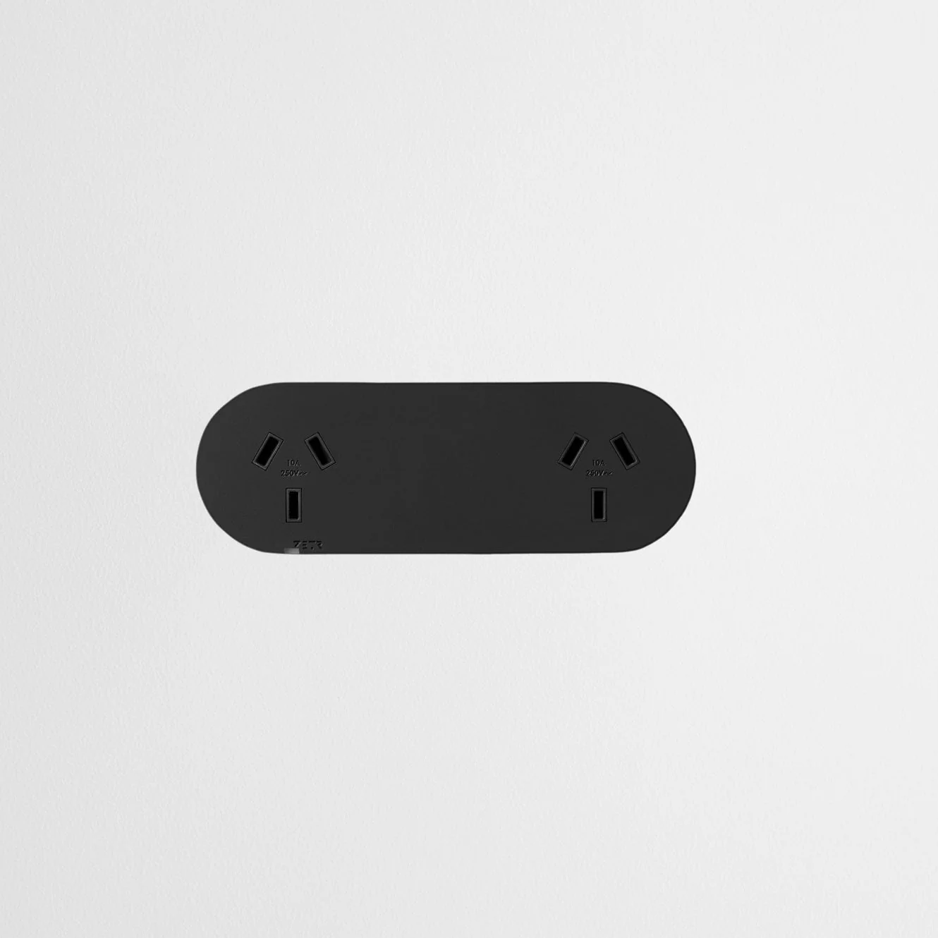 ZETR 13 Flush Autoswitched Double Outlet Single Pole, Available in 2 Colours - Image 3