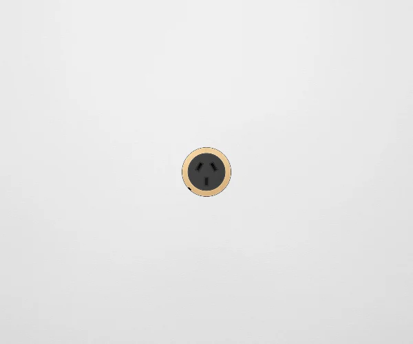 ZETR 48 Round Black Single Outlet Flat Carbon Faceplate, Available in 7 Colours - Image 3