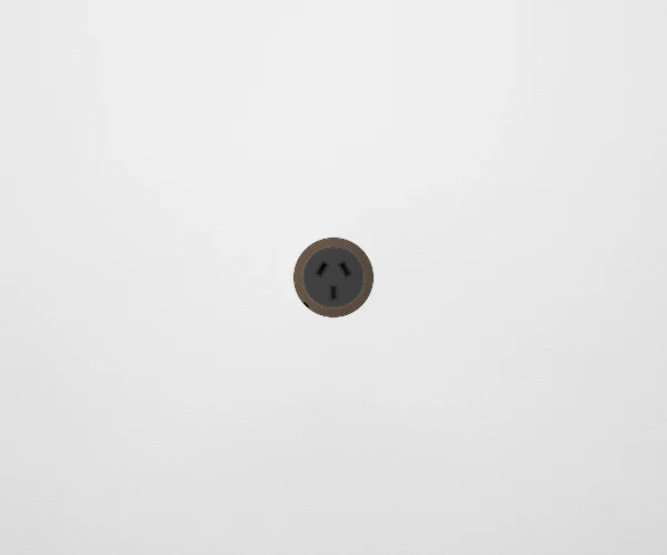 ZETR 48 Round Black Single Outlet Flat Carbon Faceplate, Available in 7 Colours - Image 5