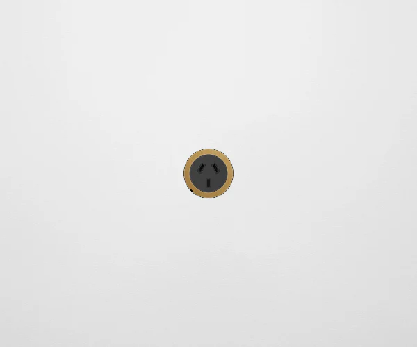 ZETR 48 Round Black Single Outlet Flat Carbon Faceplate, Available in 7 Colours - Image 6