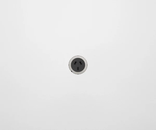 ZETR 48 Round Black Single Outlet Flat Carbon Faceplate, Available in 7 Colours - Image 7