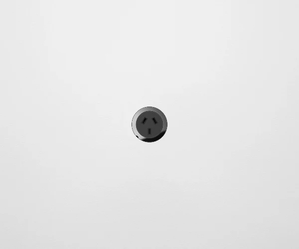 ZETR 48 Round Black Single Outlet Flat Carbon Faceplate, Available in 7 Colours - Image 8
