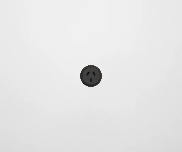 ZETR 48 Round Black Single Outlet Flat Carbon Faceplate, Available in 7 Colours - Image 9