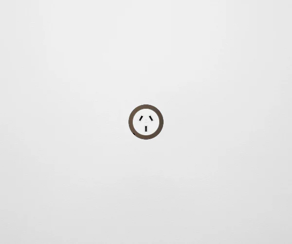 ZETR 48 Round White Single Outlet Flat Carbon Faceplate, Available in 7 Colours - Image 5