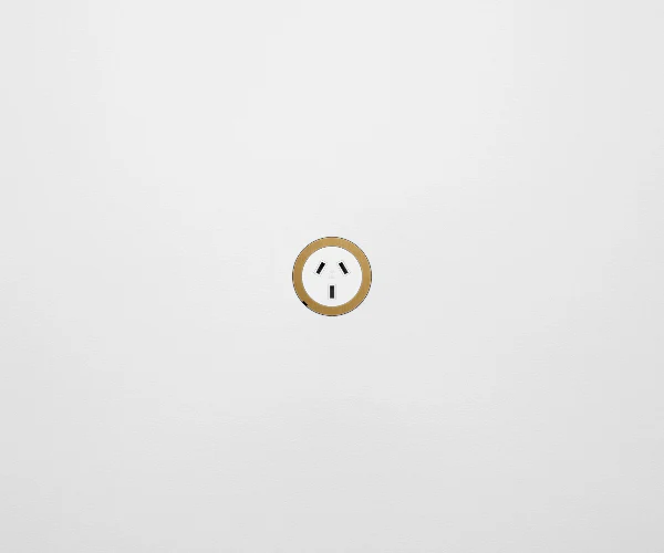 ZETR 48 Round White Single Outlet Flat Carbon Faceplate, Available in 7 Colours - Image 6