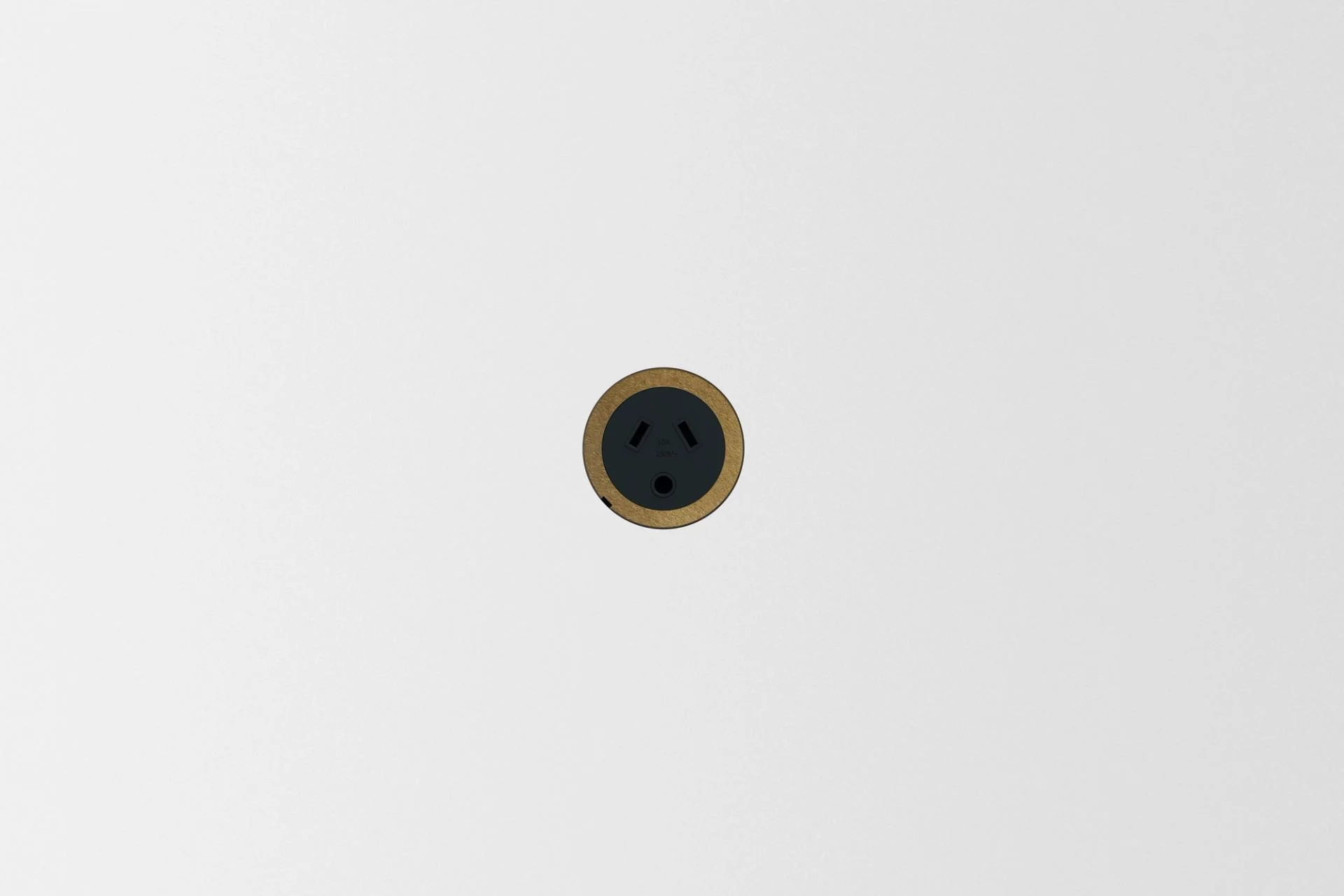 ZETR 48 Round Black Single Outlet Round Pin Carbon Faceplate, Available in 7 Colours - Image 4
