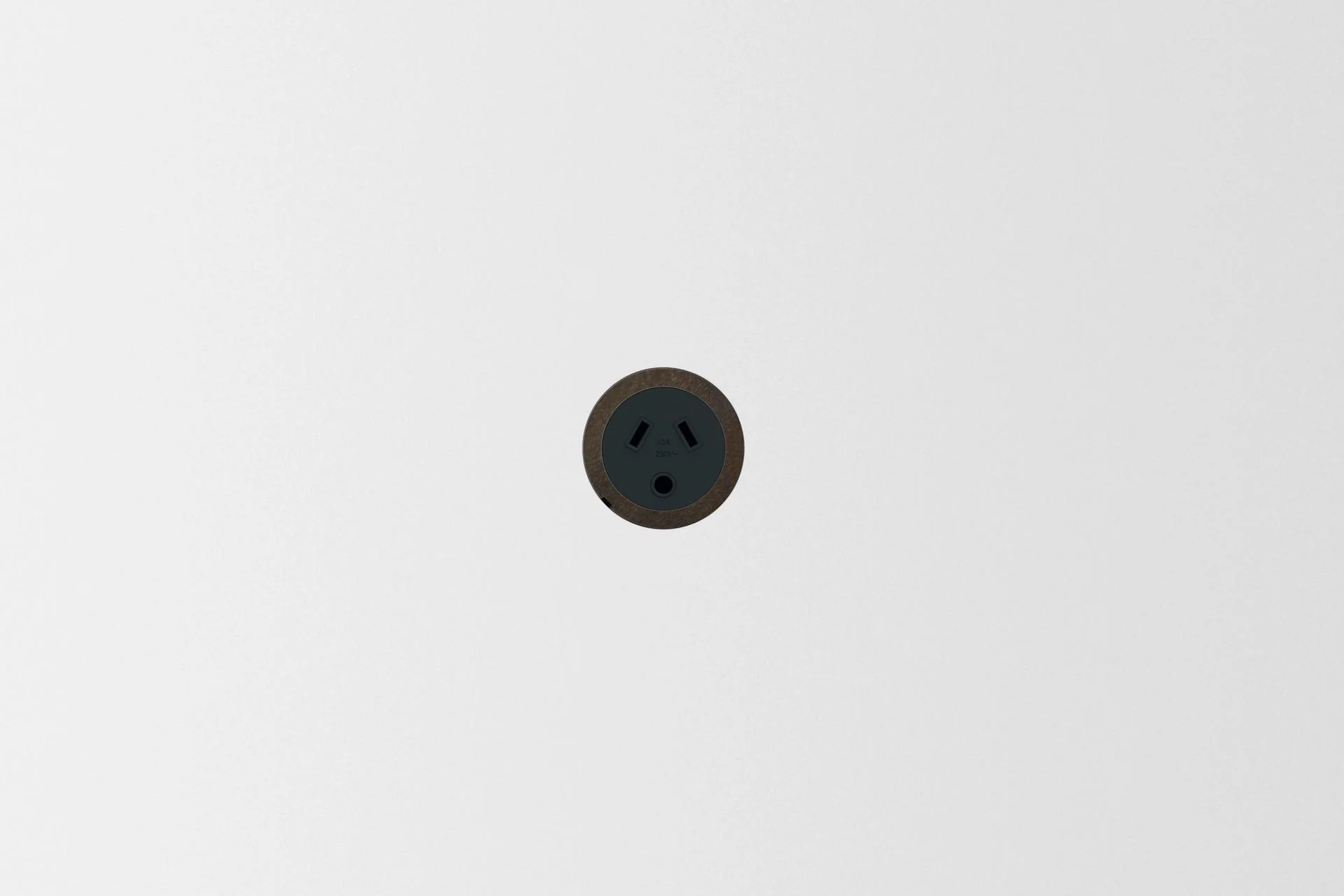 ZETR 48 Round Black Single Outlet Round Pin Carbon Faceplate, Available in 7 Colours - Image 5