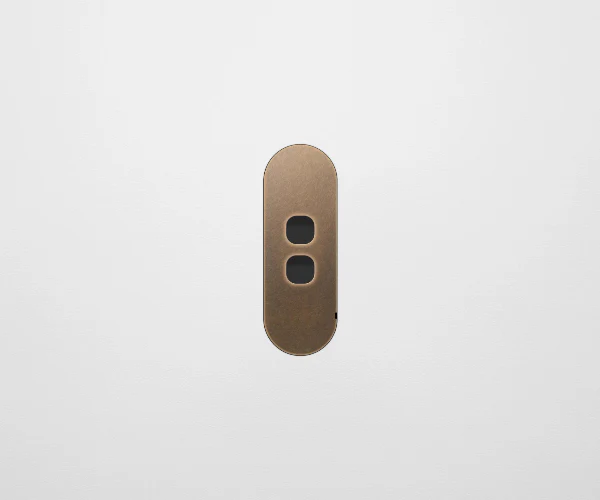 ZETR 13 Carbon 2 Gang Switch Faceplate, Available in 4 Colours - Image 5