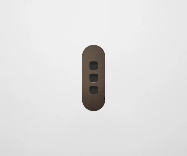 ZETR 13 Carbon 3 Gang Switch Faceplate, Available in 4 Colours - Image 7