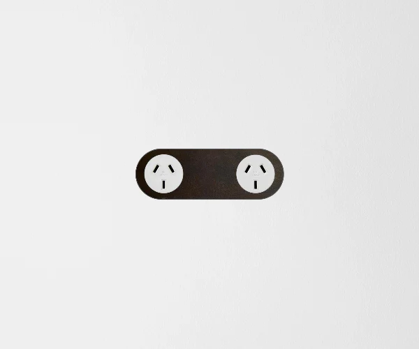 ZETR 13 Carbon Double Outlet Faceplate, Available in 3 Colours - Image 4