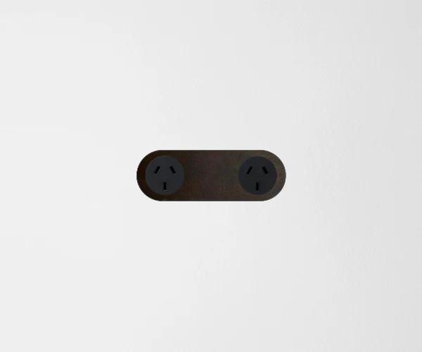 ZETR 13 Carbon Double Outlet Faceplate, Available in 3 Colours - Image 5