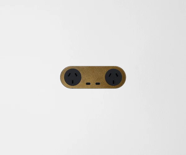 ZETR 13 Carbon Double Outlet USBC Faceplate, Available in 3 Colours - Image 4