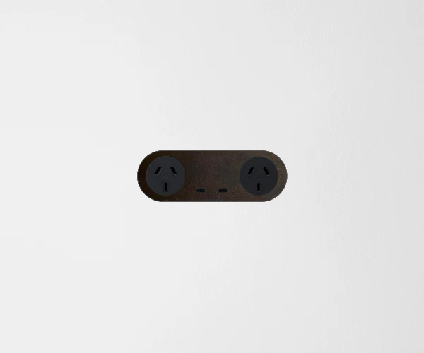 ZETR 13 Carbon Double Outlet USBC Faceplate, Available in 3 Colours - Image 6