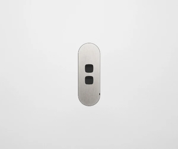ZETR 13 Carbon Nano 2 Gang Switch Faceplate, Available in 4 Colours - Image 4