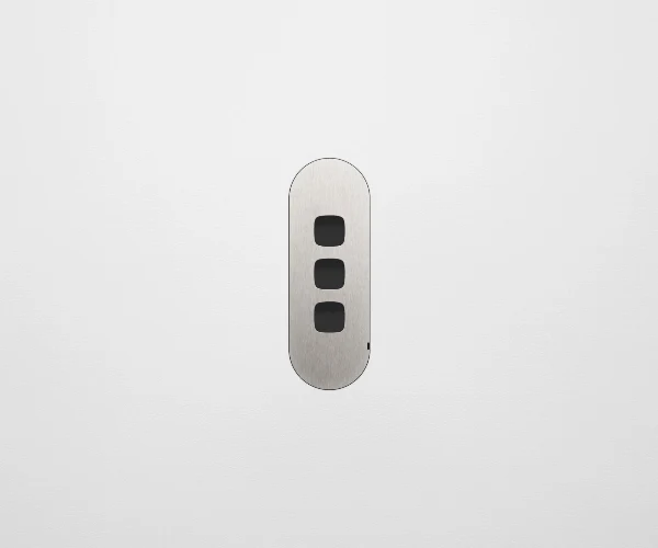 ZETR 13 Carbon Nano 3 Gang Switch Faceplate, Available in 4 Colours - Image 4
