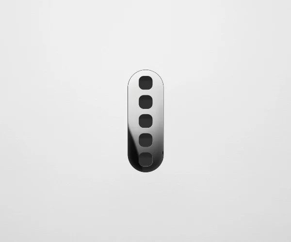ZETR 13 Carbon Nano 5 Gang Switch Faceplate, Available in 4 Colours - Image 5