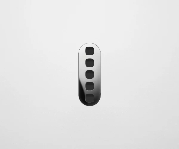 ZETR 13 Carbon Nano 5 Gang Switch Faceplate, Available in 4 Colours - Image 6