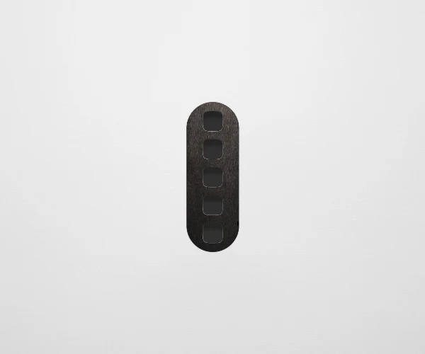 ZETR 13 Carbon Nano 5 Gang Switch Faceplate, Available in 4 Colours - Image 7