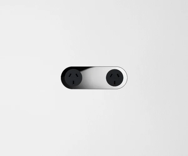 ZETR 13 Carbon Nano Double Outlet Faceplate, Available in 4 Colours - Image 5