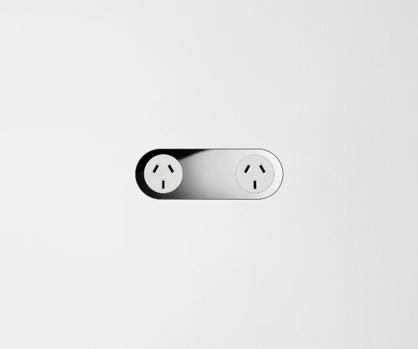 ZETR 13 Carbon Nano Double Outlet Faceplate, Available in 4 Colours - Image 6