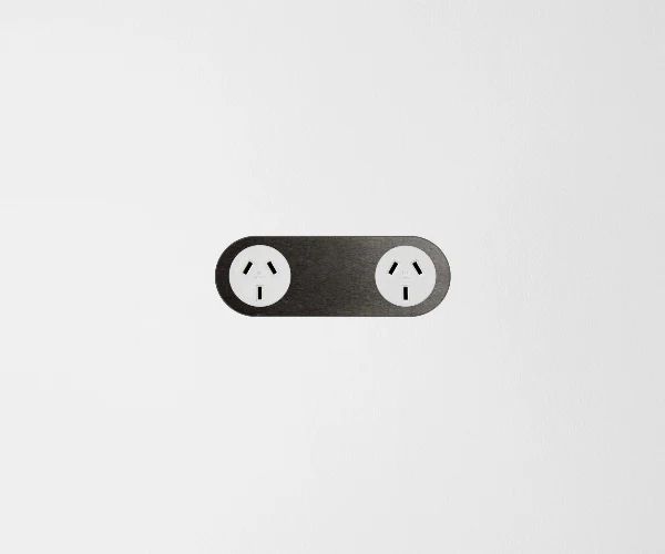 ZETR 13 Carbon Nano Double Outlet Faceplate, Available in 4 Colours - Image 7