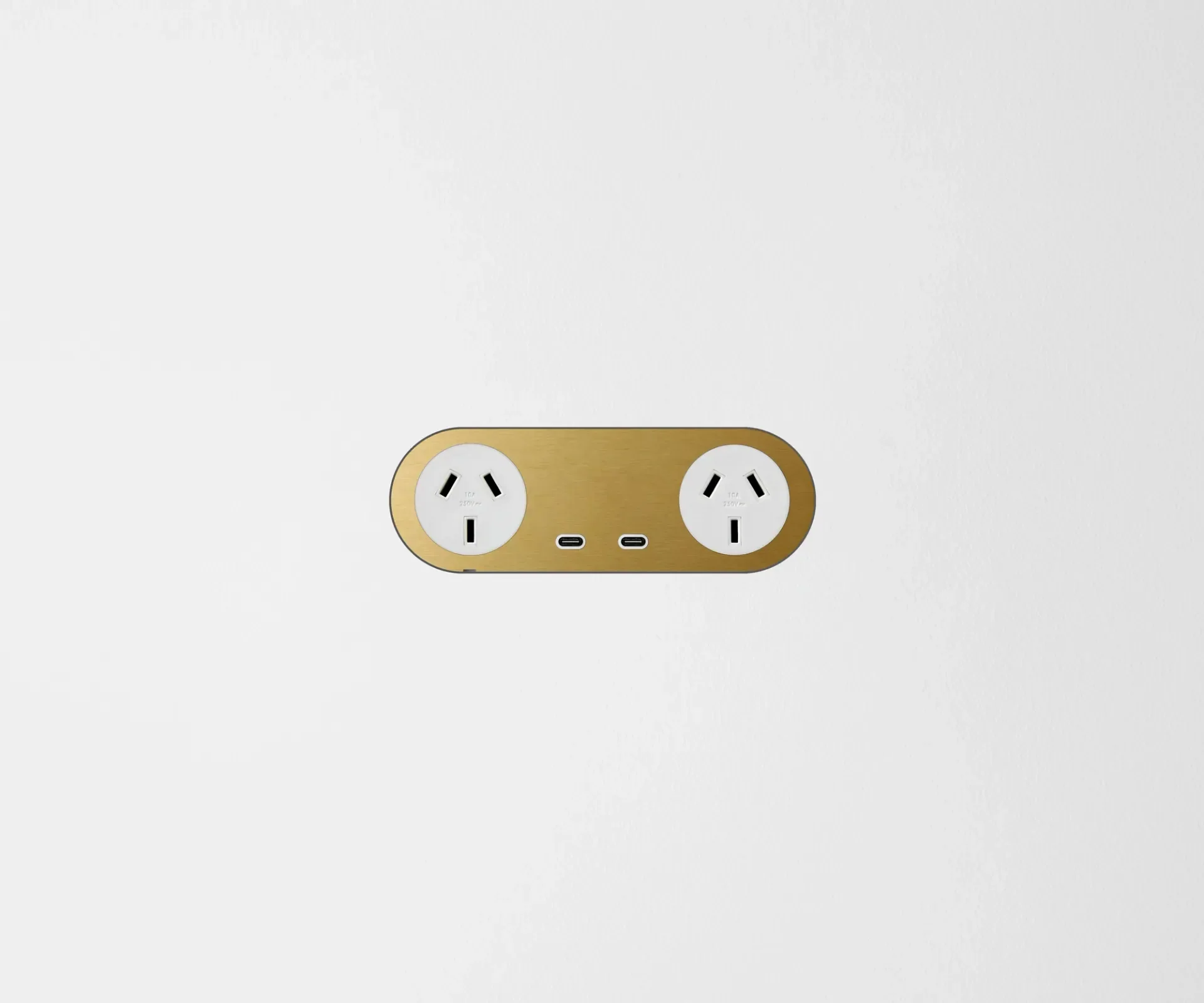 ZETR 13 Carbon Nano Double Outlet USBC Module Faceplate, Available in 4 Colours